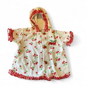 Vintage Baby Buns Inc Girl Swim Towel Hooded Cover Up 24 Months